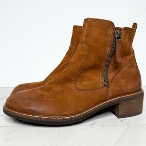 Paul Green Diego Cognac Nubuck Bootie 4 / 6.5